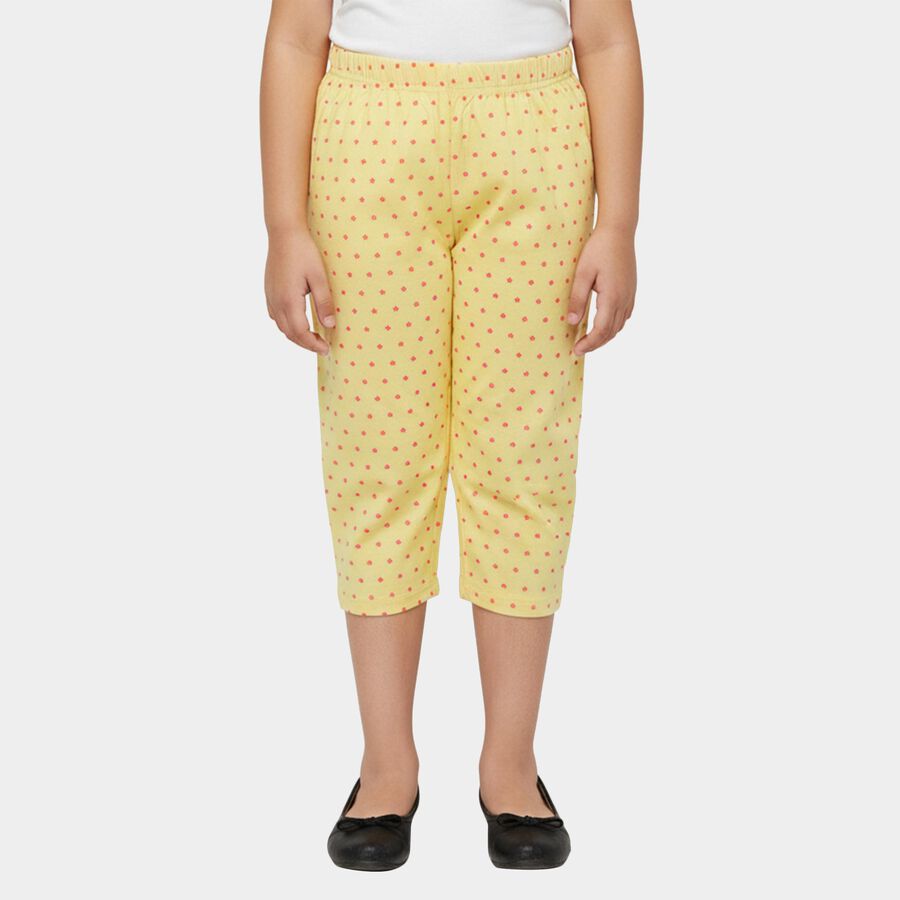 Girls' Capri, पीला, large