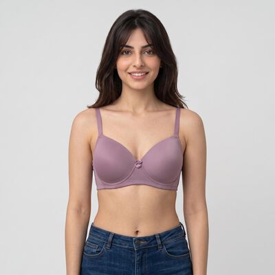Women's Purple T-Shirt Bra
