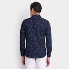 Men's Cotton Casual Shirt, नेवी ब्लू, small image number null