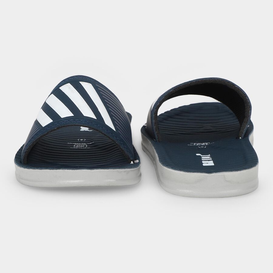Boys' Slipper, Navy Blue, large