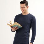 Men's Thermal Upper, मध्यम नीला, small image number null