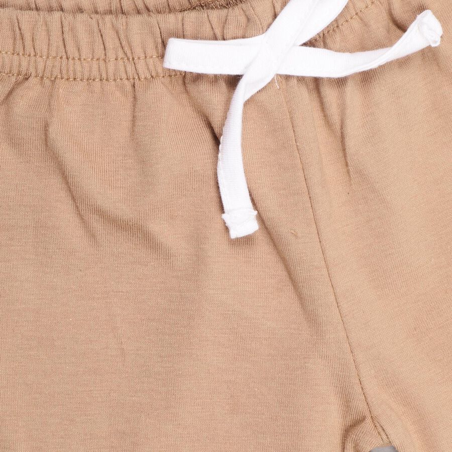 Infant Boys' 100% Cotton Baba Suit , Brown, large image number null