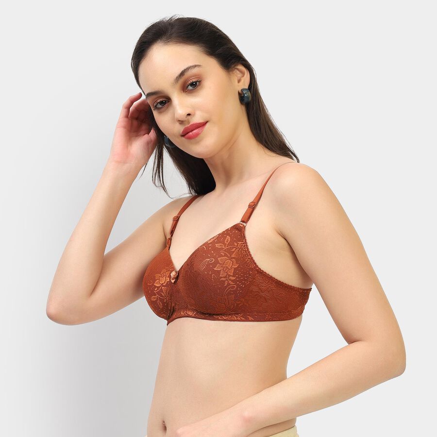Ladies' Bra , भूरा, large image number null
