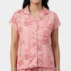 Women's Pink Night Suit, हल्का गुलाबी, small