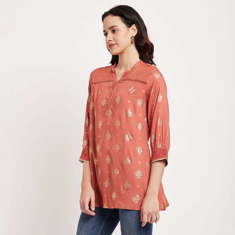 Solid Kurti, रस्ट, large image number null