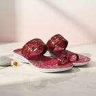 Ladies' Sandal, मरून, small