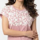 Women's Lilac Round Neck Regular T-Shirt, Lilac, small
