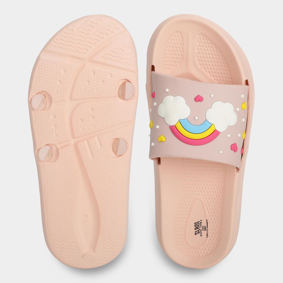 Girls' Slipper, Pink, large