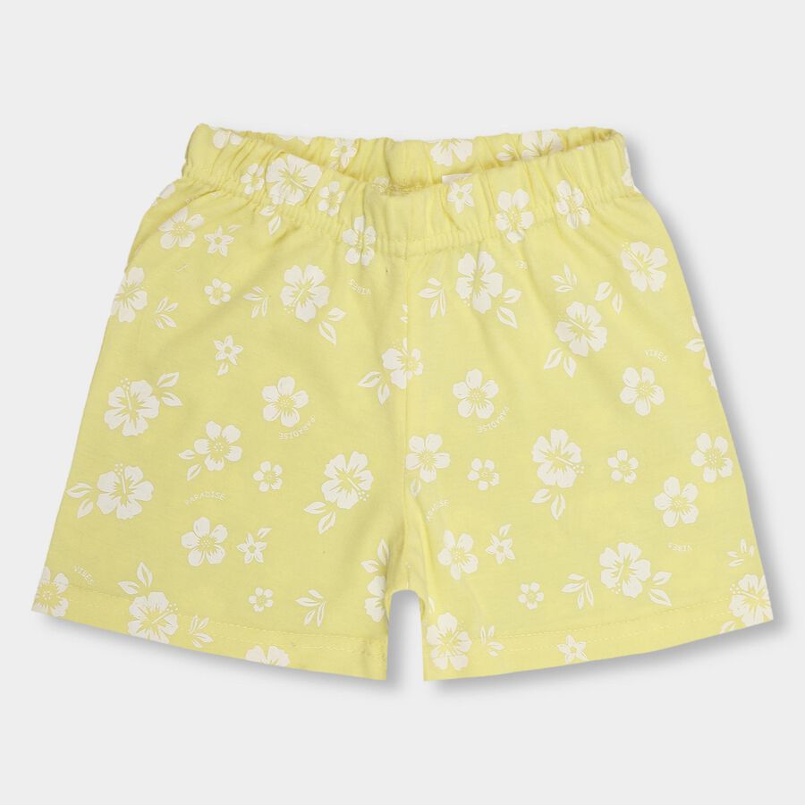 Girls' Shorts, Yellow, large