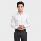 Men's White Formal Shirt, सफ़ेद, small