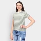 Ladies' Round Neck T-Shirt, Light Green, small image number null