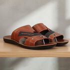 Men's Sandal, भूरा, small