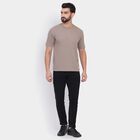 Men's Round Neck Half Sleeves T-Shirt , Rust, small image number null