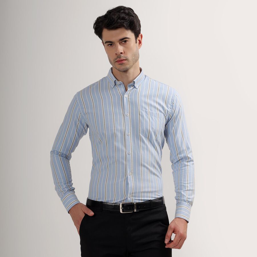 Men's Formal Shirt, Light Blue, large image number null