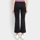 Solid Trousers, काला, small image number null