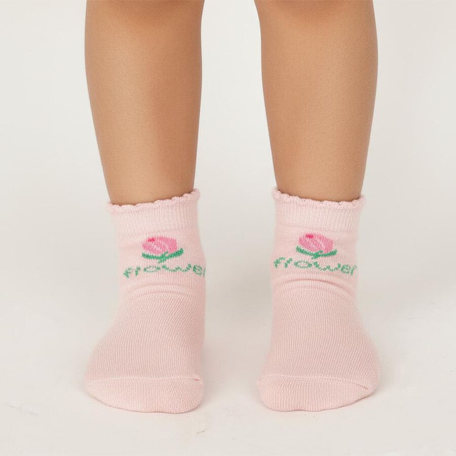 Girls' Socks, Light Pink, large image number null