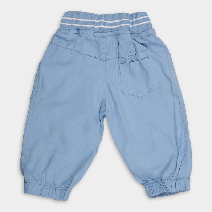 Infants' 100% Cotton Cotton Trousers, मध्यम नीला, large image number null
