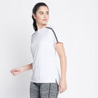 Solid Round Neck T-Shirt, सफ़ेद, small image number null