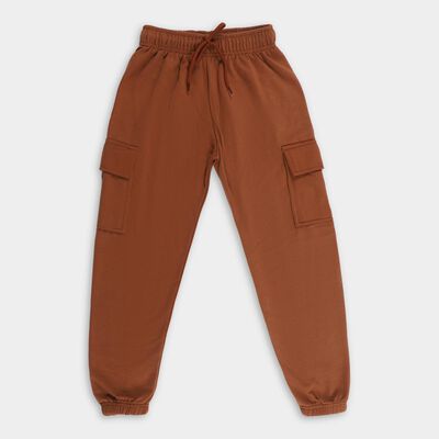 Girls' Rust Brown Cargo Winter Pyjama