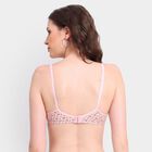 Ladies' 100% Cotton Non-Padded Bra, पीच, small image number null