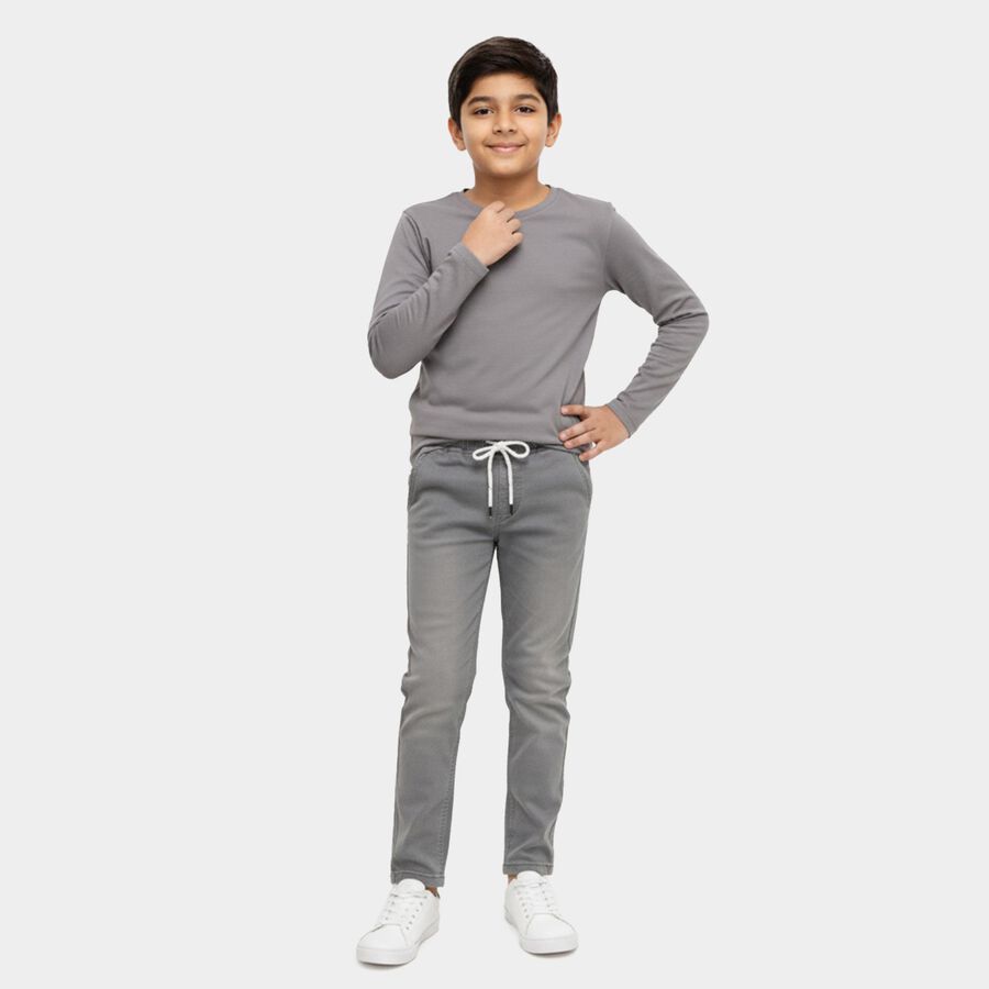 Boys' Jeans, Light Grey, large