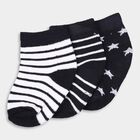 Infants' Socks (Pack of 3), Navy Blue, small
