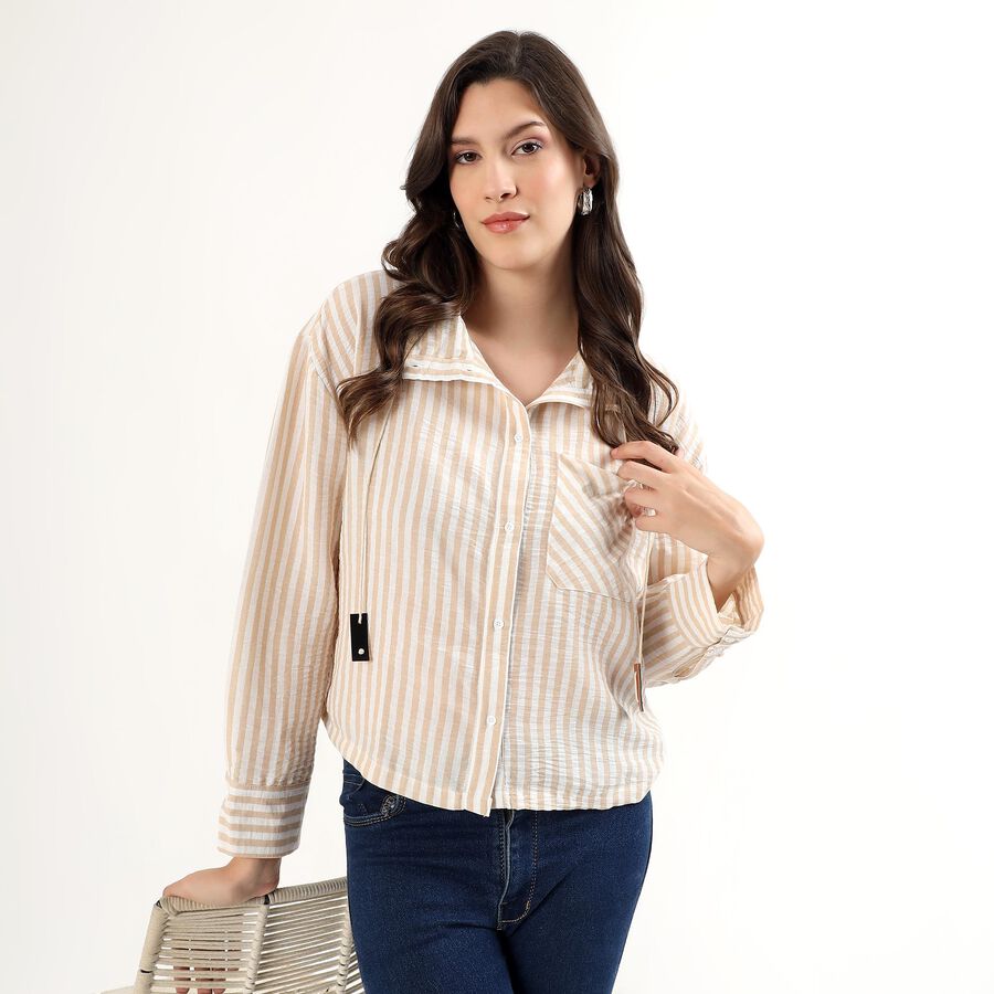 Ladies' Shirt, Beige, large image number null