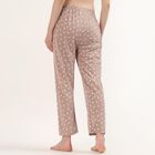 Women's Lilac Regular Fit Polka Dot Printed Pyjama, लाइलेक, small