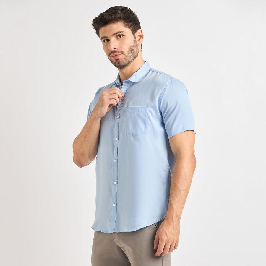 Men's Casual Shirt , Light Blue, large image number null