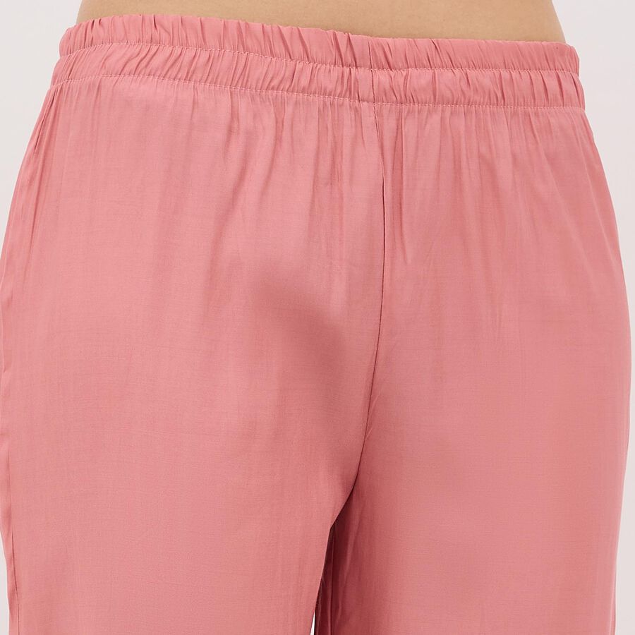 Women's Dusty Rose Pink Embroidered Ethnic Set, Light Pink, large image number null