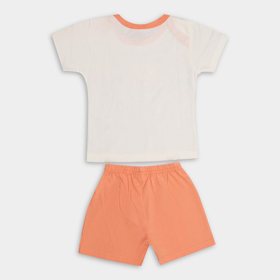 Infants' 100% Cotton Baba Suit , Orange, large image number null