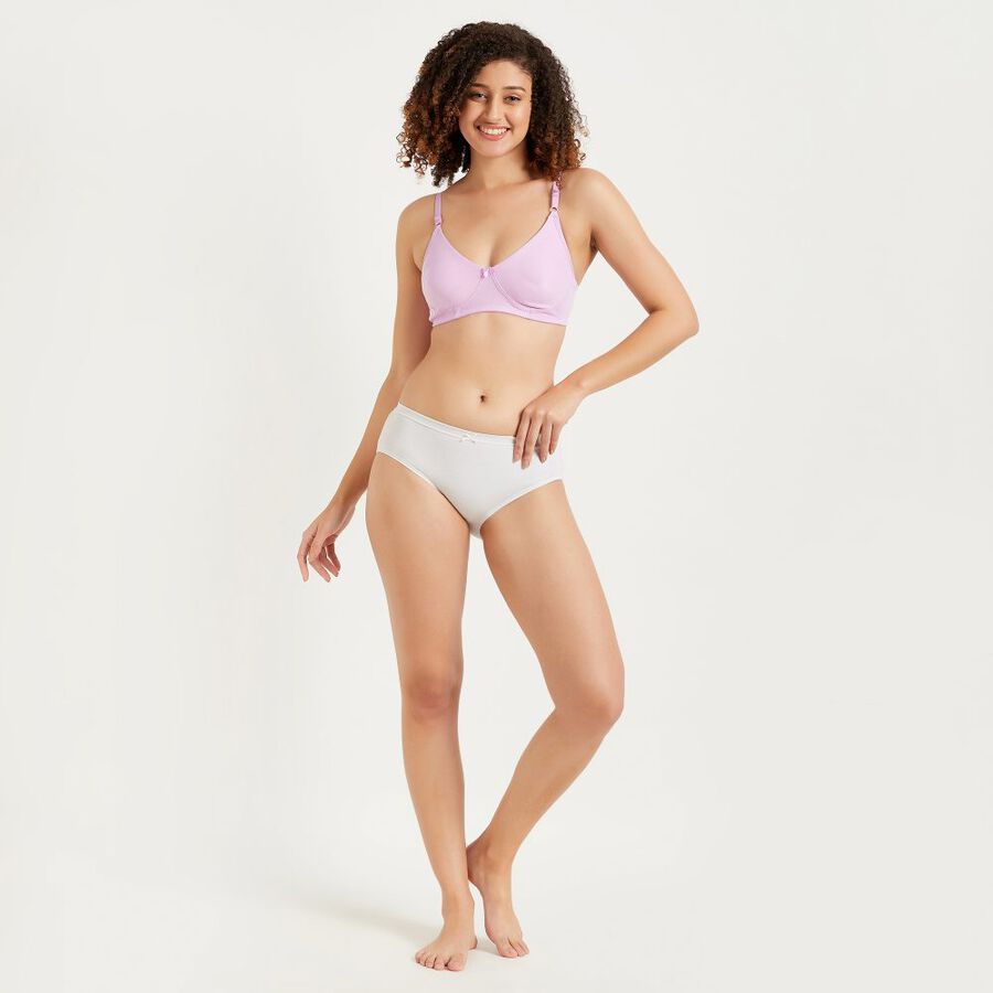 Ladies' Non-Padded Bra, Lilac, large image number null
