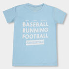 Boys' Half Sleeves T-Shirt, हल्का नीला, small image number null