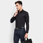 Men's Formal Shirt, काला, small image number null