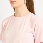 Ladies' 100% Cotton Round Neck T-Shirt , Light Pink, small