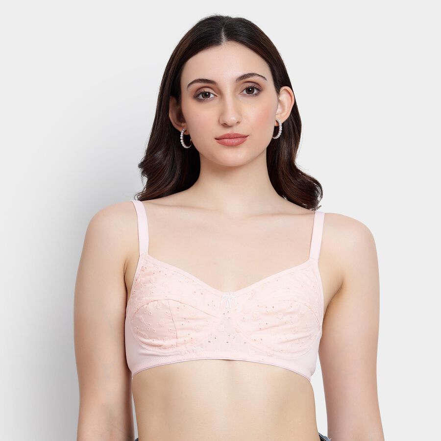 Ladies' Bra , पीच, large image number null
