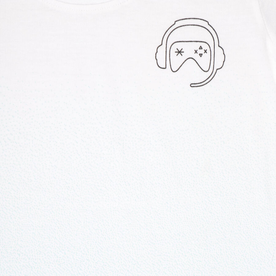 Boys Cotton T-Shirt, Light Blue, large image number null