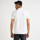 Men's 100% Cotton Collared Half Sleeves T-Shirt, सफ़ेद, small image number null