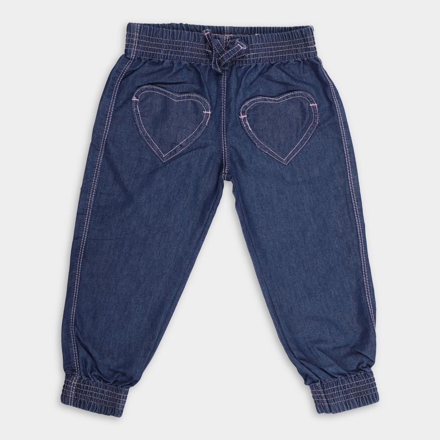 Girls' Jeans, Dark Blue, large image number null