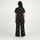 Women's Black Solid Co-ord Set, Black, small