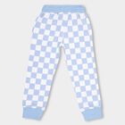 Boys' Muted Blue Regular Fit Printed Pyjama, हल्का नीला, small image number null