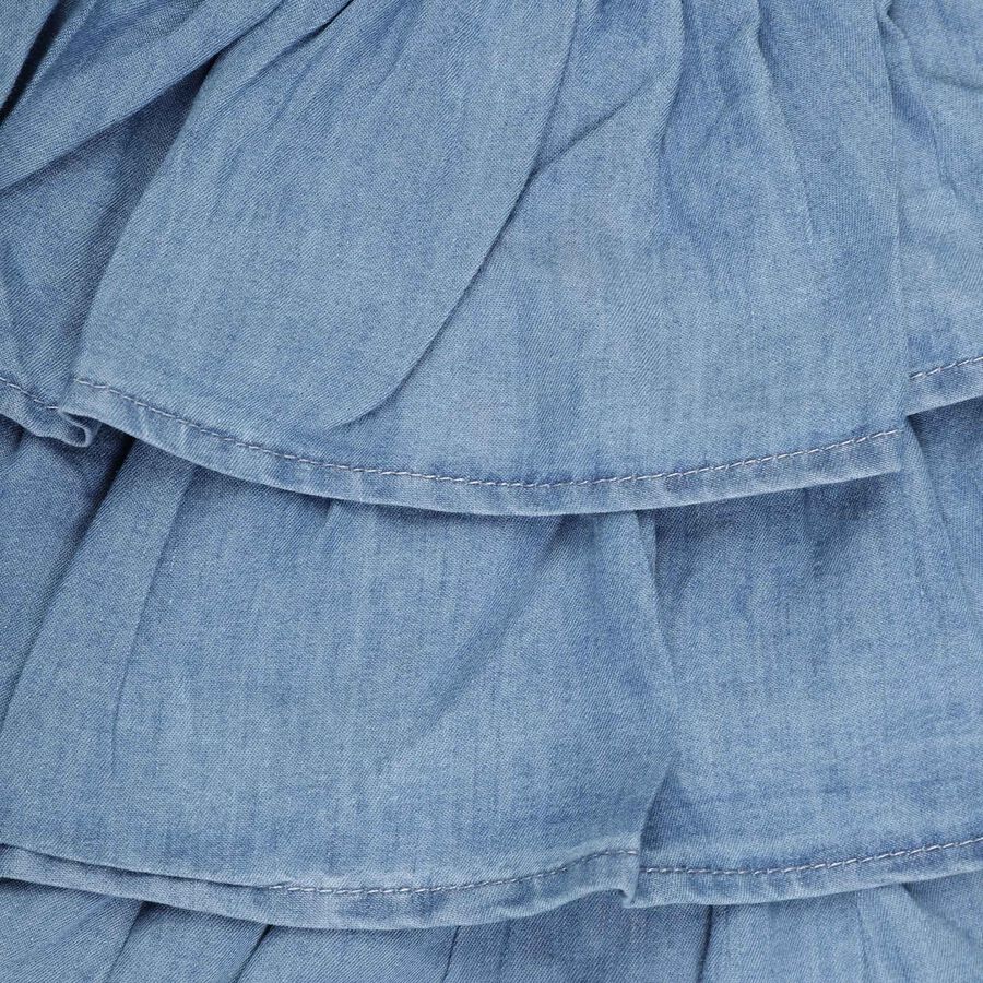 Girls Skirt, Mid Blue, large image number null