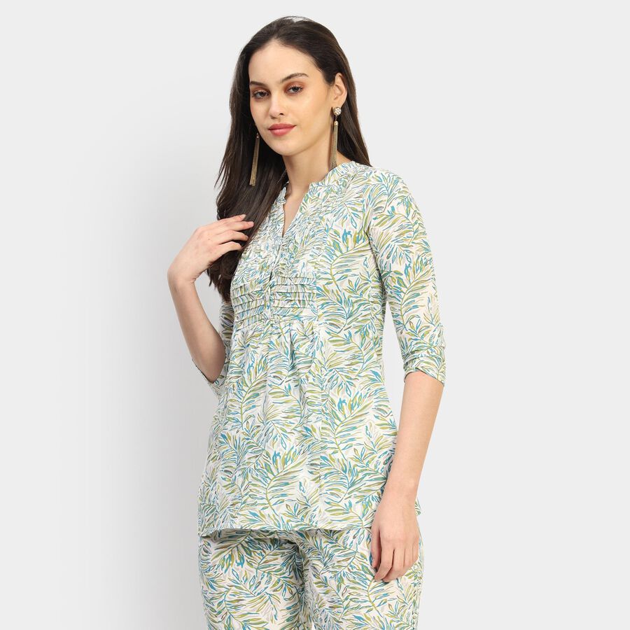 Ladies' Kurta , ऑफ व्हाइट, large image number null