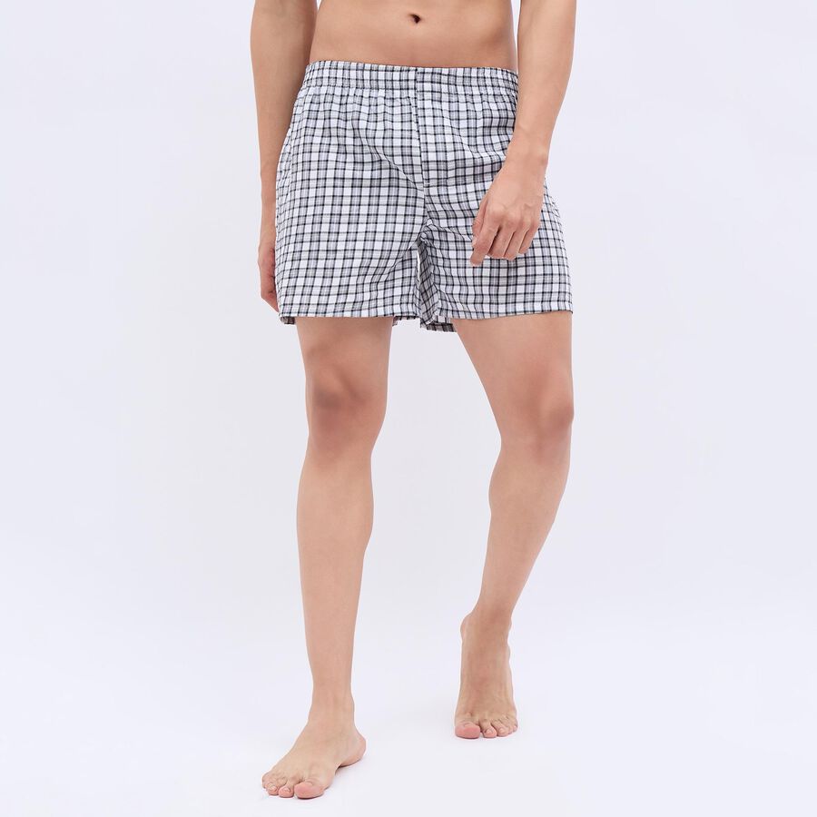 Men's Boxers, गहरा ग्रे, large image number null