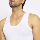 Men's 100% Cotton Vest, White, small image number null