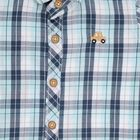 Infants' 100% Cotton Shirt, Mid Blue, small image number null