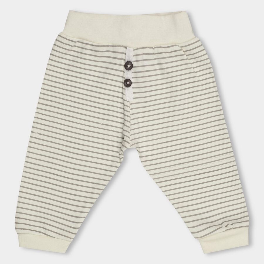 Infants' 100% Cotton Pyjama, Off White, large image number null