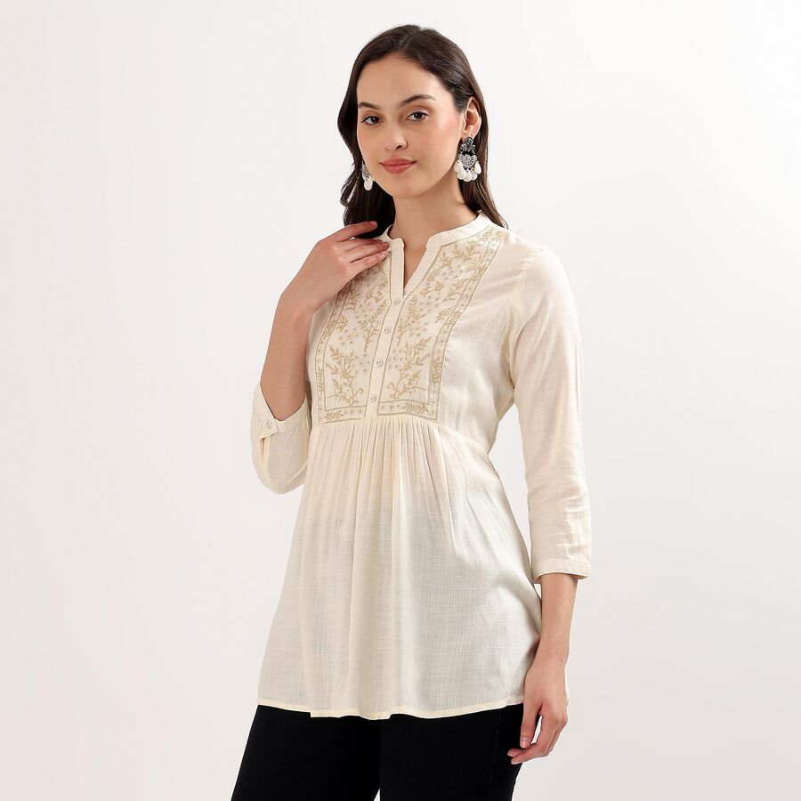 Ladies' Kurti, गहरा पीला, large image number null