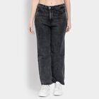 Ladies' 100% Cotton Jeans , Black, small image number null