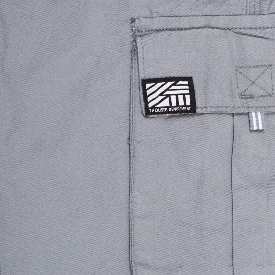 Boys' 100% Cotton Trousers , हल्का ग्रे, large image number null